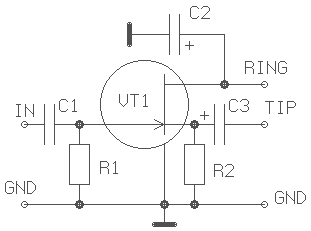 Схема для полевого транзистора